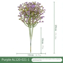 60/12/6/Pcs Luxury Artificial Baby's Breath Bouquet, Realistic Artificial Flowers, Suitable For Home Decoration, Suitable For Weddings, Wedding Supplies, Wedding Decorations, Artificial Decorations, Etc., Multi-Functional Table Display Artificial Flowers, Decorative Artificial Flowers, Used To Decorate Weddings, Mother's Day, Graduation Ceremonies - Multicolor - View 20