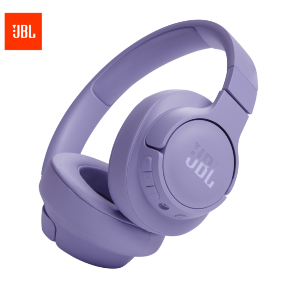  JBL TUNE 720BT Wireless Bluetooth Headphones, Powerful Bass, 76-Hour Battery Life, Ideal For Music, Gaming, Online Classes, Purple