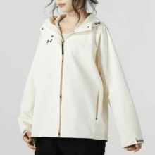 Under Armour Women's Outerwear 2026 Spring New Sporty Casual Windproof Hooded Jacket Windbreaker 23600402-101 - White - View 7