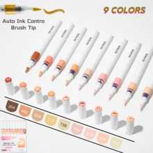 ROSYMENG 9/162 Colors Acrylic Paint Markers, Acrylic Art Permanent Markers Pen, Acrylic Marker For Rock Canvas Wood Glass Fabric Painting Coloring Pen