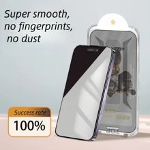 Compatible With IPhone 16 Pro Max/15 Plus/16e/14 Pro/13/12 Privacy Tempered Glass Screen Protector |-Free Application In Seconds | Electroplated Anti-Fingerprint Oil And Anti-Dirt | Full-Screen Coverage With High Definition And Scratch Resistance |360° Privacy Protection
