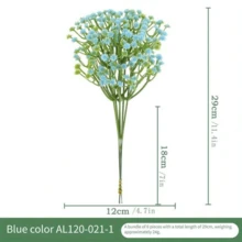 60/12/6/Pcs Luxury Artificial Baby's Breath Bouquet, Realistic Artificial Flowers, Suitable For Home Decoration, Suitable For Weddings, Wedding Supplies, Wedding Decorations, Artificial Decorations, Etc., Multi-Functional Table Display Artificial Flowers, Decorative Artificial Flowers, Used To Decorate Weddings, Mother's Day, Graduation Ceremonies - Multicolor - View 16