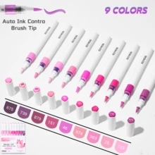 ROSYMENG 9/162 Colors Acrylic Paint Markers, Acrylic Art Permanent Markers Pen, Acrylic Marker For Rock Canvas Wood Glass Fabric Painting Coloring Pen