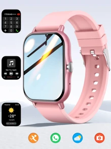 Nuevo reloj deportivo, reloj inteligente multifuncional con llamadas, música, seguimiento de actividad física, visualización del clima, etc.