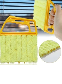 Versatile Window Blind Duster Brush, Allows Cleaning Window Blinds Without Removing Screens Or Causing Water Spills, Also Suitable For Cleaning Other Narrow Spaces, Removable And Washable