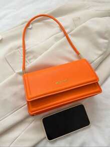 Fashionable Solid Color Vintage Minimalist Elegant Shoulder Bag