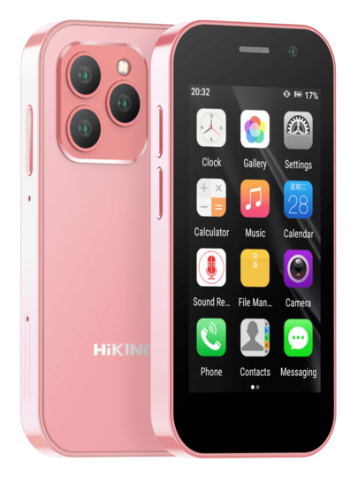 El mini teléfono móvil de moda más popular en el software social más popular en Internet, el modelo es Hiking Mini Smartphone 4g Dual Sim Android 9 Hiking A14 16Gb 2Gb Mini Phone 2000 Mah Fm Wifi Gps Bluetooth teléfono móvil, el modelo es Mini S23 Dual SIM Android 8.1 3G 2GB + 16GB 900mAh WiFi GPS Bluetooth, muy adecuado para senderismo, niños y coleccionistas.