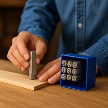 Números de Golpe 8 mm con Estuche | Marcado Permanente en Metal y Plástico - Multicolor - Ver 2