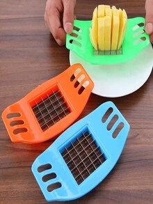 1pc Potato Cutter - Household Fried Potato Slicer, Vegetable Chopper For Cutting Fries And Dicing Fruits And Veggies - Multicolor - View 4