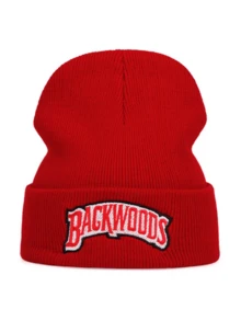 1pc Knitted Beanie Hat, Fashionable Embroidery, Comfortable Material, Unisex Design, Suitable For Spring, Summer, Autumn, Winter - Multicolor - View 4