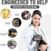 Coleira de Gato que Brilha no Escuro para o Natal - Ajustável 1 Unidade, Proteção contra Pulgas e Carrapatos com Essência Vegetal, Conforto Aconchegante e Design Natalino