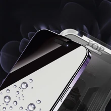 Compatible With IPhone 16 Pro Max/15 Plus/16e/14 Pro/13/12 Privacy Tempered Glass Screen Protector |-Free Application In Seconds | Electroplated Anti-Fingerprint Oil And Anti-Dirt | Full-Screen Coverage With High Definition And Scratch Resistance |360° Privacy Protection