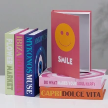 1 Buah Kotak Penyimpanan Terbuka Berbentuk Buku, Aksesori Dekorasi Meja Buku Tiruan Mewah, Kotak Penyimpanan Buku Tiruan Desainer Modern, Buku Tiruan Mewah Modern Dekoratif untuk Dekorasi Rak Buku Rumah, Dekorasi Rak Buku, Dekorasi Ruangan, Dekorasi Ruang Tamu, Dekorasi Buku - MultiWarna - View 3