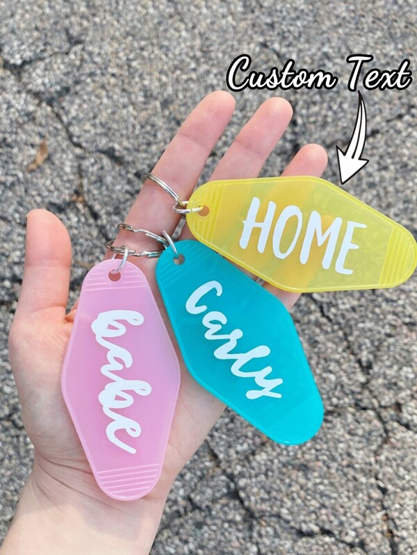 2D Customized Volleyball Keychain - Personalized Name - Heavy Duty Acrylic Metal Keyring - Lightweight Sports Bag Accessory - Gift For Volleyball Lovers, Coaches And Fans - Gym Travel Keychain