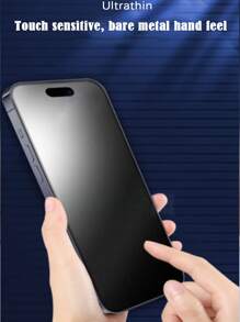 3 Piezas Película de hidrogel mate protectora de pantalla, fácil de aplicar, duradera, compatible con iPhone/Galaxy/Redmi/, esmerilada, no de vidrio, regalo perfecto para cumpleaños, familia y amigos, accesorios para teléfono