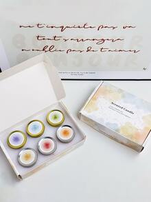 1pc Gold & Silver Scented Candle, Wedding, Birthday, Valentine's Day, Mother's Day, Father's Day Decoration, Home/Hotel Decor, Creative Gift For Friends, Family, Weddings - Multipack Set - Multicolor - View 4