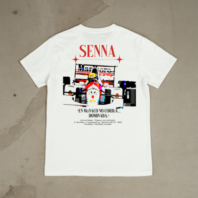 Playera f1 Hombre Mujer Unisex Letras Figuras Dibujos animados Casual Algodón playera casual