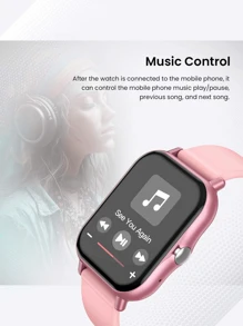 Nuevo reloj deportivo, reloj inteligente multifuncional con llamadas, música, seguimiento de actividad física, visualización del clima, etc.