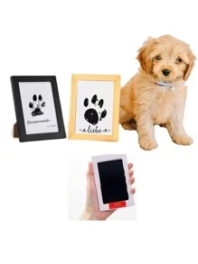 Pet Pawprint Kit For Dog & Cat, Dog Paw Print Pad Kit, Clean Touch Ink Pad For Pets,Inkless Hand And Footprint Kit - Ink Pad For Pet Hand And Footprints - Dog Paw Print Kit,Dog Nose Print Kit