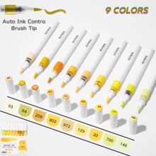 ROSYMENG 9/162 Colors Acrylic Paint Markers, Acrylic Art Permanent Markers Pen, Acrylic Marker For Rock Canvas Wood Glass Fabric Painting Coloring Pen