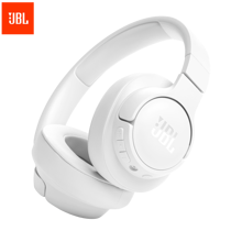 JBL JBL TUNE 720BT Wireless Bluetooth Headphones, Powerful Bass Sound, 76Hrs Battery Life, For Music, Gaming, Online Classes, White