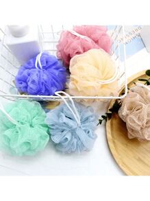 1 pieza Esponja de ducha de luffa extra suave, exfoliante suave, produce mucha espuma, diseño unisex