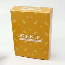 Drink If...Party Classic Romantic Funny Creative Board Game Cards Fun ChallengesInteractive Cards Start Fun Night Games,Christmas, New Year,Halloween, Valentine's Day Game Cards, Perfect Game Night