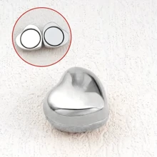 2/4/5 paires d'accessoires magnétiques de mode pour col de chemise en forme de cœur multi-couleurs - sans couture nécessaire, boutons amovibles pour resserrer le col de chemise, convient pour le col, les poignets, les jambes de pantalon, les écharpes, décoration réglable et réutilisable, cadeau