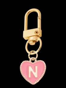 26er Buchstaben Buchstaben Schlüsselanhänger, rundkuppelförmig, zweiseitig, aus Legierung | Initiale A-Z, goldfarbenes Taschen- & Accessoire-Anhänger | Vielseitiger Karabinerverschluss Schlüsselring für Dekoration | Einzigartiges Schreibwaren, Rucksack & Kopfhörer-Taschenverschluss | Ideales Geschenk zum Geburtstag & Lernhilfe zu Halloween