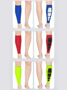 Compression Leg Sleeve Sleeves! Unisex Outdoor Basketball Football Long Leg Support Socks, Hiking Running Anti-Abrasion Anti-Collision Breathable Silicone Non-Slip High Elastic Protective Gear, Skin-Friendly Elastic, Breathable, Sweat-Absorbent, Stretchy Sports