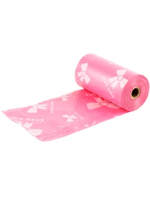 120 pièces Sacs épais pour déchets d'animaux de compagnie, sacs poubelle en polyéthylène étanches avec motifs uniques, couleurs adaptées pour chiens et chats, sacs de nettoyage polyvalents, cadeaux de vacances et de Noël