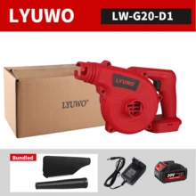 LYUWO Electric Tool, Lithium Battery Electric Blower, 6-Speed Speed Regulation, Capable Of Blowing Dust And Vacuuming, Integrating Two Functions, Used For Dust Removal, Snow Removal, Computer Dust Removal And Vacuuming, Courtyard Cleaning, Hair Cleaning, Car Vacuuming, And Household Vacuuming. Equipped With A Large Capacity Battery, It Runs Efficiently, Is Lightweight, And Effortless - Heart-beating Red - View 10