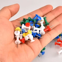 Colored Push Pins | Heads Come In An Assortment Of Colors For Eye-Catching Appeal | Pins & Tacks|School And Office Supplies | Pushpins | Thumb Tacks