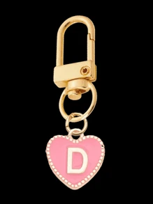 26er Buchstaben Buchstaben Schlüsselanhänger, rundkuppelförmig, zweiseitig, aus Legierung | Initiale A-Z, goldfarbenes Taschen- & Accessoire-Anhänger | Vielseitiger Karabinerverschluss Schlüsselring für Dekoration | Einzigartiges Schreibwaren, Rucksack & Kopfhörer-Taschenverschluss | Ideales Geschenk zum Geburtstag & Lernhilfe zu Halloween