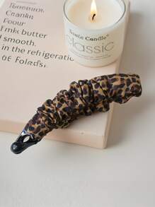 1 Stück elegante Leoparden Muster Haarspange, große Haarspangen Haaraccessoires, Haarspange am Hinterkopf, hoher Pferdeschwanz, Befestigungsaccessoire, geeignet für alle Frisuren, ideales Geschenk für Frauen und Mädchen