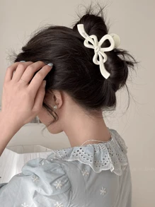 1pc Butterfly Clip, Large Size, High-End Feeling Hair Claw Suitable For Thick Hair, Autumn/Winter Hair Clips Hair Jaw Clip Hair Clamps Hair Clutch Hair Catcher Clip, Claw Clip Fall Hair Accessories For Women Bows For Vacation Outfits Woman