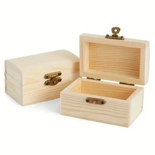 1 caixa pequena de madeira para armazenamento de mesa, bandeja, porta-canetas para casa e escritório, caixa de armazenamento de madeira com tampa de vidro, lembrancinha de casamento, presente de aniversário, presente festivo para mulheres, organizador de armazenamento, itens essenciais de viagem, volta às aulas