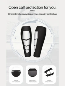 Compression Leg Sleeve Sleeves! Unisex Outdoor Basketball Football Long Leg Support Socks, Hiking Running Anti-Abrasion Anti-Collision Breathable Silicone Non-Slip High Elastic Protective Gear, Skin-Friendly Elastic, Breathable, Sweat-Absorbent, Stretchy Sports