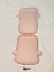 1 Pc Pink Squeeze Proof Flipping Box, Antisqueeze Puree Box ,Baby Feeding Tool, Translucent Squeeze-Proof Puree Box For Children To Eat Yogurt And Puree, Compatible With Most Fruit And Yogurt Bags On The Market, Squeeze Proof Flipping Box, Squeeze Proof Box PP Comfortable Grip Transparent Prevent Messes For Juices For Toddlers (Pink), Antisqueeze Puree Box, Transparent Comfortable Grip To Prevent Mess, Portable Baby Antisqueeze Flip Box For Juice - Pink - View 12