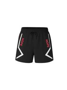 4PCS/1PCS,pantalones cortos de hombre,Shorts deportivos de algodón con bolsillos con cremallera y rayas laterales Paquete de 4 pantalones cortos estilo boyfriend para hombre con cordones internos para fitness y actividades al aire libre, disponibles en una variedad de colores. - Negro - Ver 2