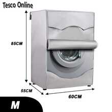 Washer Dryer Cover, Front Load Washing Machine Cover, Waterproof, Sun Protection, Dust-Proof, Suitable For Tumble Dryer, Washing Machine Cover - Silver - View 8