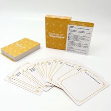 Drink If...Party Classic Romantic Funny Creative Board Game Cards Fun ChallengesInteractive Cards Start Fun Night Games,Christmas, New Year,Halloween, Valentine's Day Game Cards, Perfect Game Night
