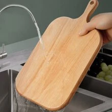 Premium Oak Wood Cutting Board - Double-Sided Thick Chopping Board, Suitable For Meat, Vegetables, Fruits. Food, Durable Design