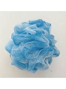 1 pieza Esponja de ducha de luffa extra suave, exfoliante suave, produce mucha espuma, diseño unisex