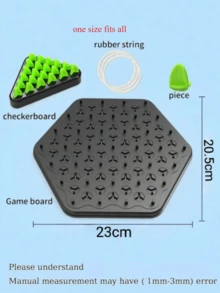 1pc Funny Chain Triangles Board Game, Family Leisure Party Multiplayer Competitive Entertainment, Used For Logic Thinking Practice, Birthday, Christmas Gift[Accessories, Packaging Color And Text Random] - View 6