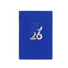 1pc 2026 Planner, 365 Days Daily Organizer, English/Spanish/Portuguese Time Management Notebook, 312 Pages High-Quality Faux Leather Cover, Multi-Color Design, Monthly & Weekly Layout, Compact Portable Size, Suitable For Time Management & Goal Tracking - Multicolor - View 18