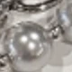 Perla plateada gris