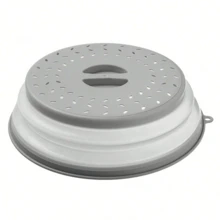 Silicone Microwave Splatter Cover, Microwave Cover For Food Fruit Drainer, Microwave Food Cover, Microwave Plate Cover, Microwave Lid, Kitchen Essentials, Dishwasher Safe - Multicolor - View 7