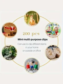 5/10/25/50/100个迷你照片夹，天然木质衣夹，照片墙留言夹，留言夹，心形夹，派对装饰夹，用于工艺品展示和悬挂照片，DIY手工工艺品，迷你衣夹可用于晾晒衣物和悬挂明信片 - 彩色 - 查看 3