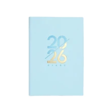 1pc 2026 Planner, 365 Days Daily Organizer, English/Spanish/Portuguese Time Management Notebook, 312 Pages High-Quality Faux Leather Cover, Multi-Color Design, Monthly & Weekly Layout, Compact Portable Size, Suitable For Time Management & Goal Tracking - Multicolor - View 25